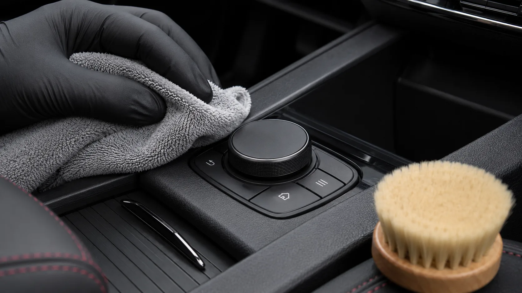 Nettoyage délicat d’une commande Soft Touch collante avec une microfibre