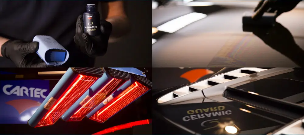 Application protection céramique