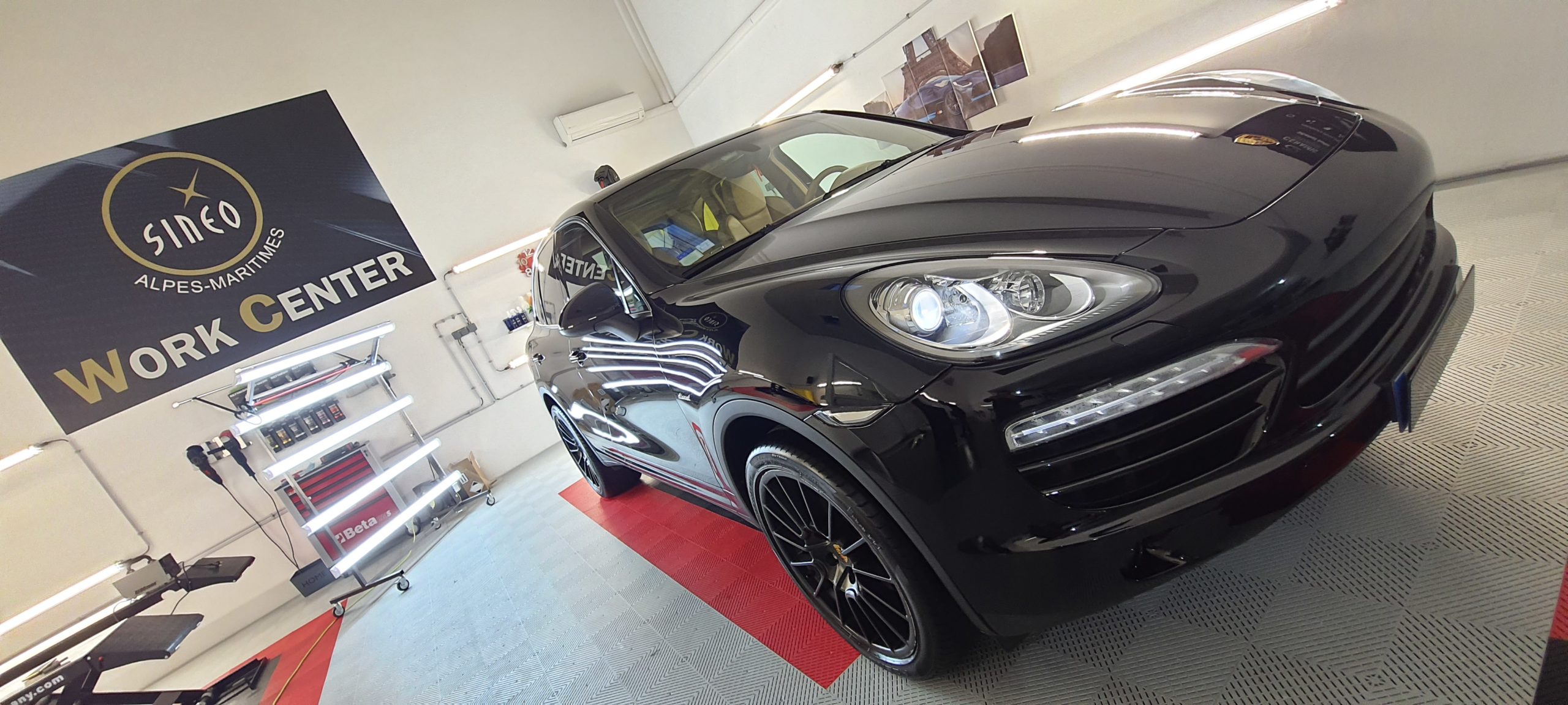 Nettoyage intérieur et extérieur Porsche Cayenne