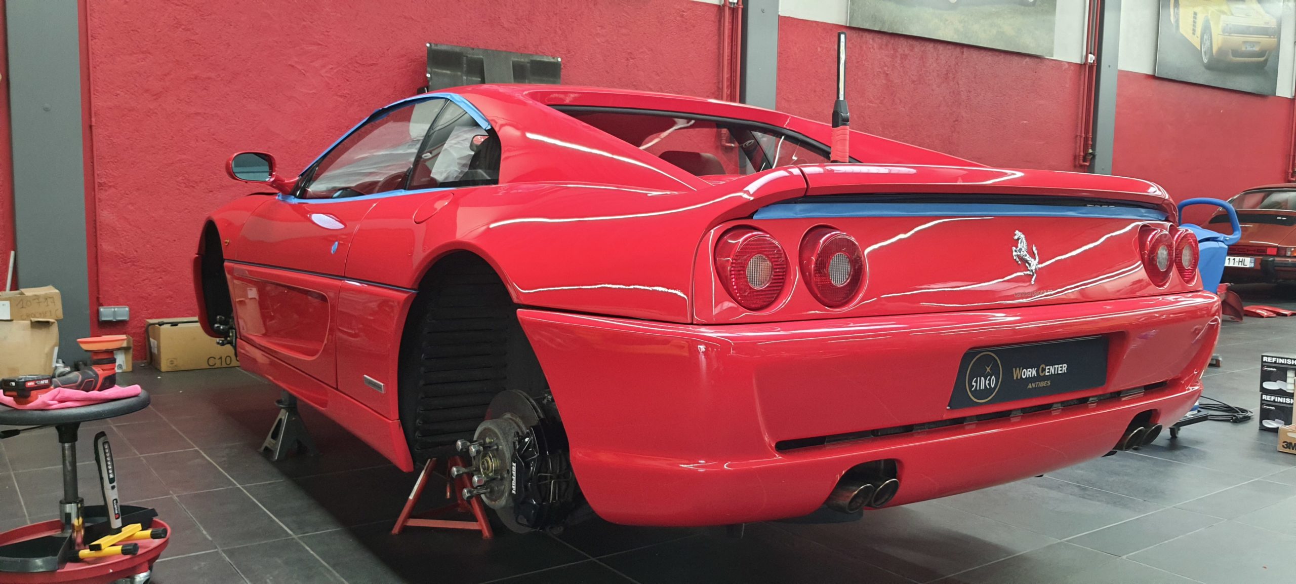 Polissage et lustrage Ferrari F355 Berlinetta