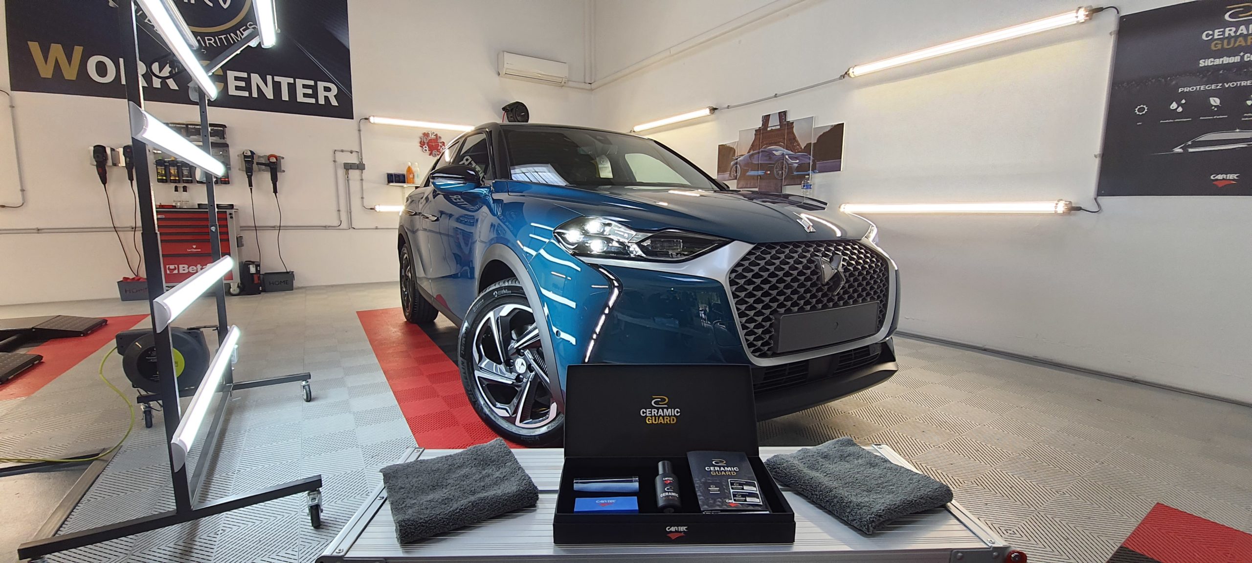 Traitement carrosserie Céramic-Guard Si Carbon+ Coating Cartec sur DS Automobiles DS3 Crossback E-Tense Grand-Chic